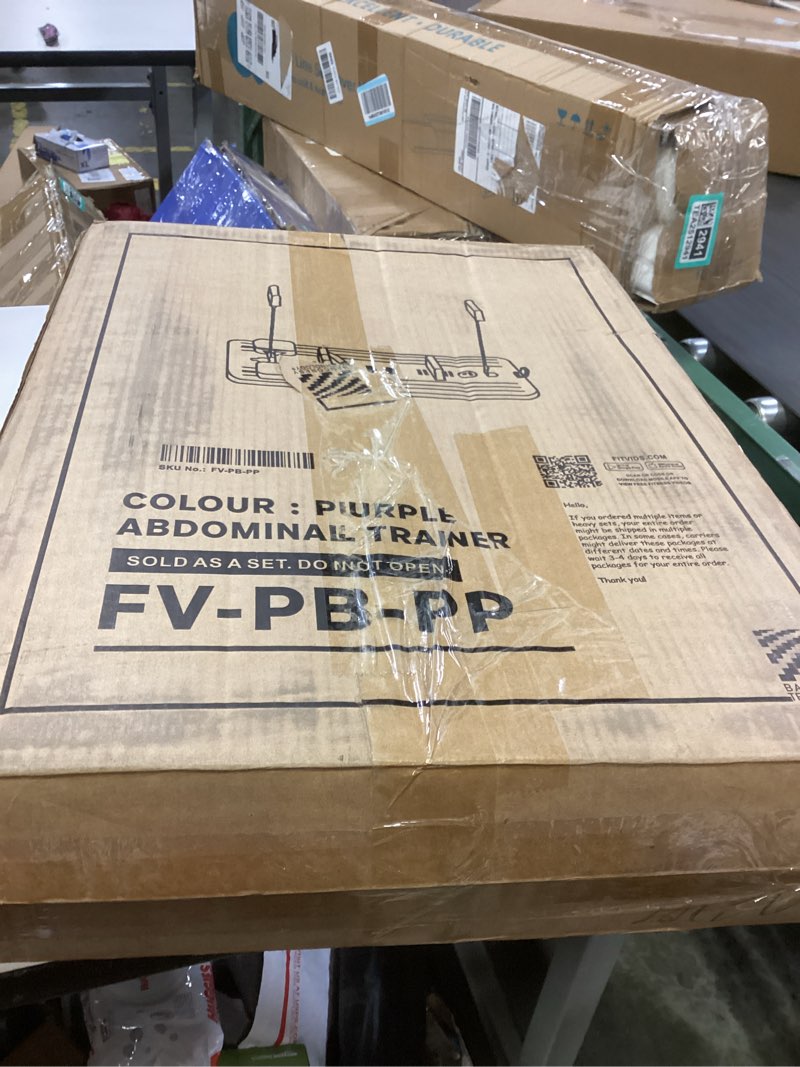 Condition photo showing New/Like New for Pilates Board - Versatile Foldable Pilates Reformer Set at Home, Multi-Purpose Sliding Board for Pilates Workouts 5-in-1 Purple