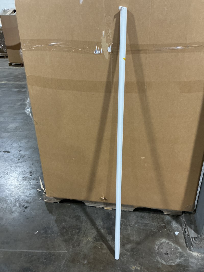 Closet Rod 1.25-in x 1.25-in x White