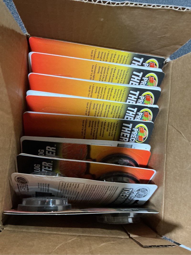 Condition photo showing New/Like New for ((bidding on 15))Zoo Med Laboratories Precision Analog Thermometer?