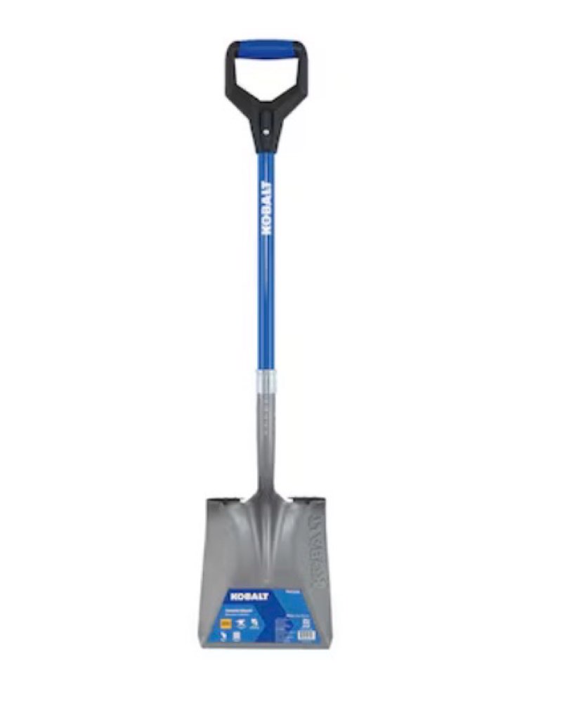kobalt 20.5-in fiberglass d-handle transfer shovel
