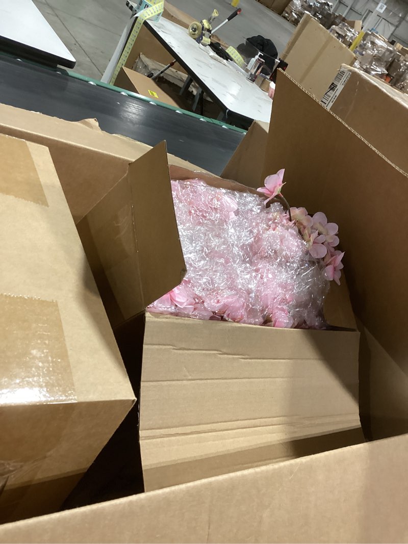 Condition photo showing Good Condition for tigeen 12 pack 40.5 inch artificial cherry blossom branches bulk fake cherry blossom flowers long stems silk faux pink cherry flower vase arrangement for wedding table centerpiece diy home decor