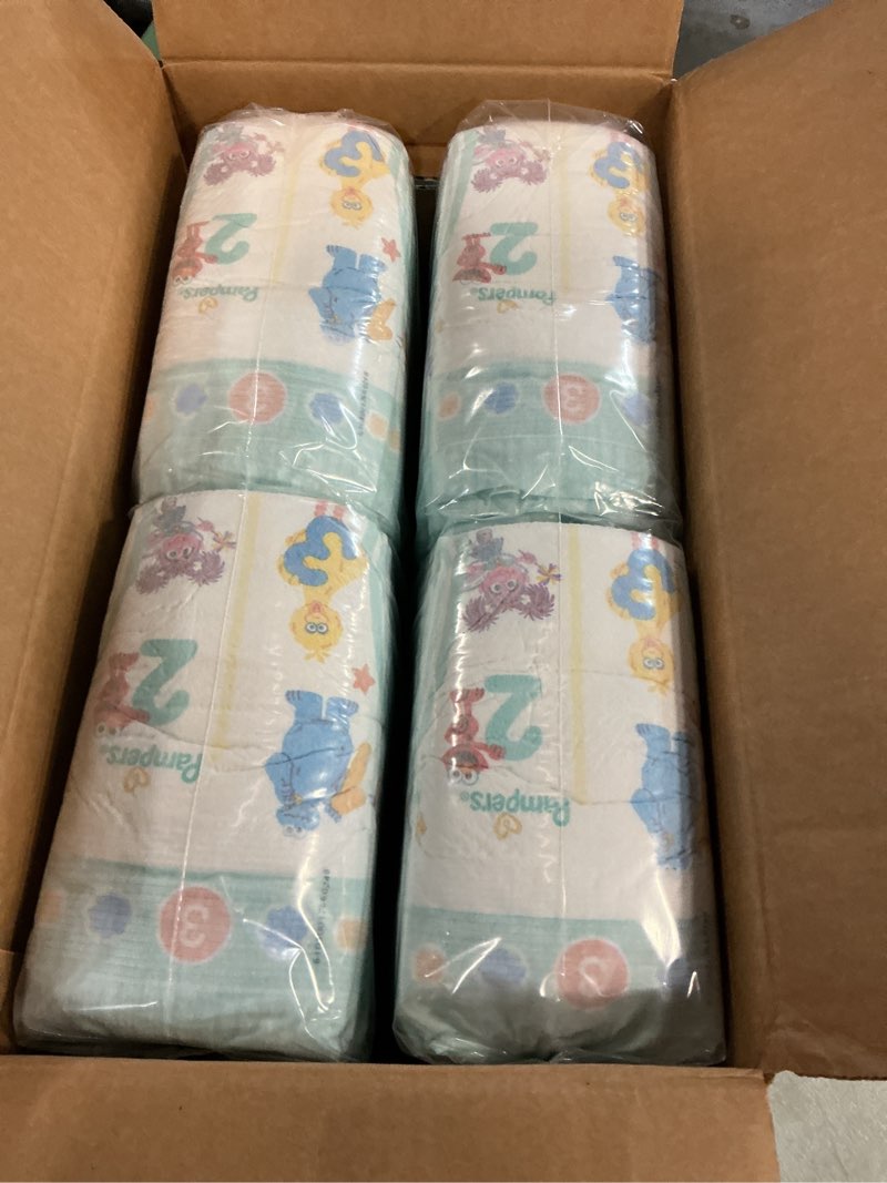 Condition photo showing New/Like New for pampers diapers - baby dry - size 3, 104 count, absorbent disposable infant diaper (packaging may vary) size 3 104