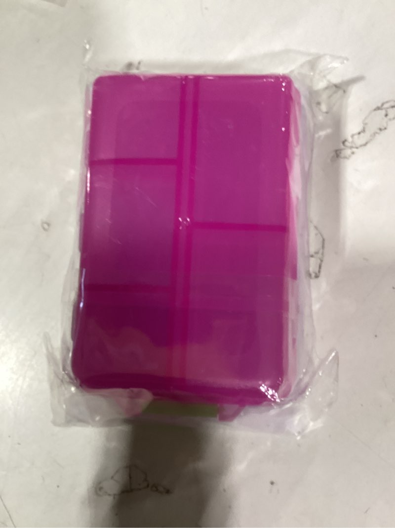 Condition photo showing New/Like New for 2026 new extra large pill box with medicine labels travel essentials daily med container mini medication organizer storage organizer case 7 day pill organizer(pink) pink extra large