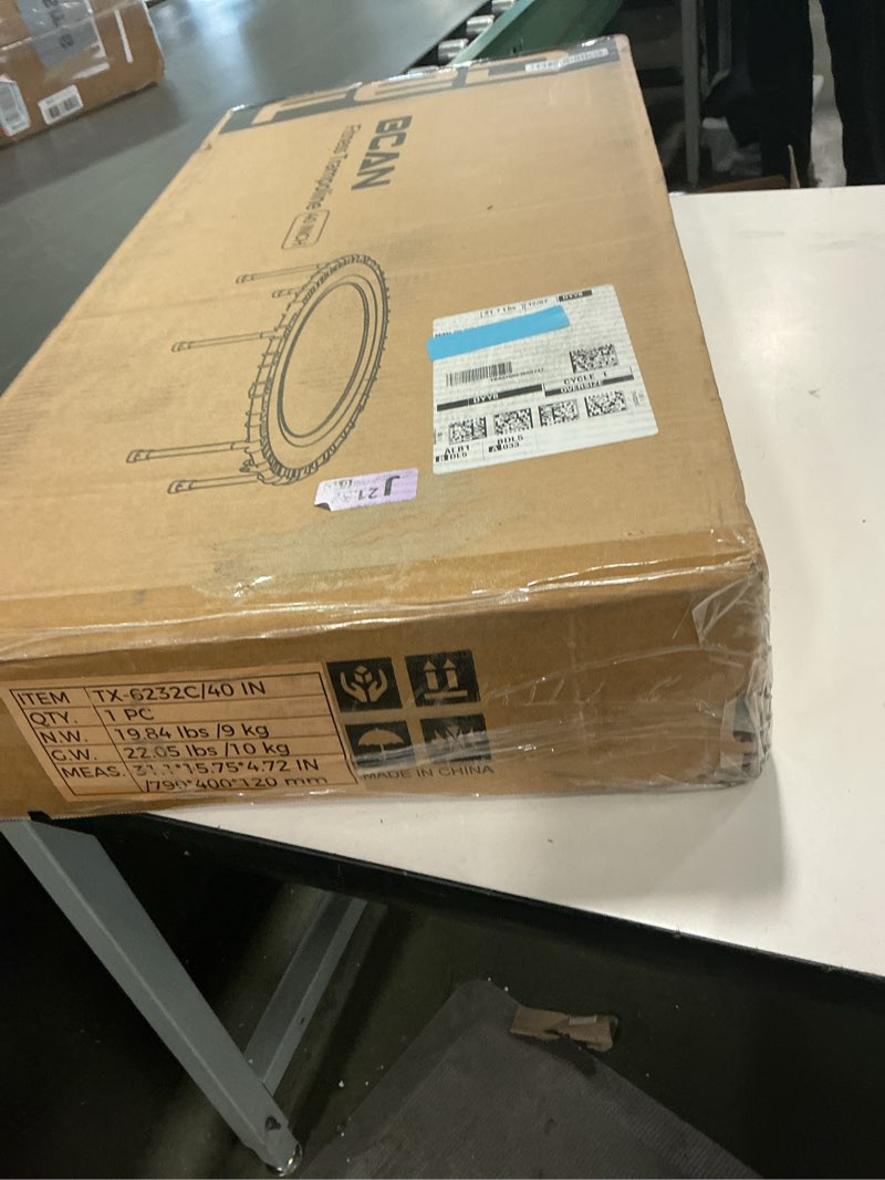 Condition photo showing New/Like New for BCAN 450LBS/550LBS Foldable Mini Trampoline, 40"/48" Fitness Trampoline with Durable Bungees, Stable & Quiet Exercise Rebounder for Adults,Great Mini Trampoline for Indoor/Garden Workout - 2 40IN 40-Green