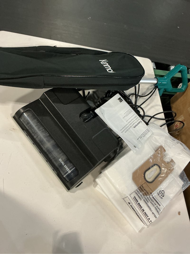 Condition photo showing As Is for Kenmore BU1001 B200 Series Commercial Grade Vacuum Cleaner Lightweight 14L Capacity Bagged Upright Vac with LED Headlight and 2-Speed Setting Powerful Suction for Pets, Carpets & Hard Floor 14L Commercial Bagged Vac