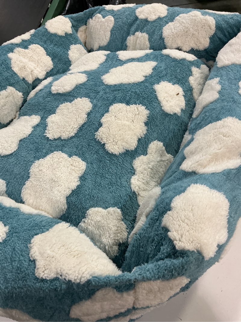 Condition photo showing Good Condition for joejoy dog beds large sized dog 30”x20” - washable furry pet beds, rectangle orthopedic corduroy fleece puppy beds with removable zipper cover