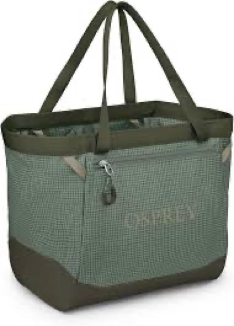 Osprey Transporter 28L Heavy Duty Gear Tote, Pine Leaf/Earl Grey