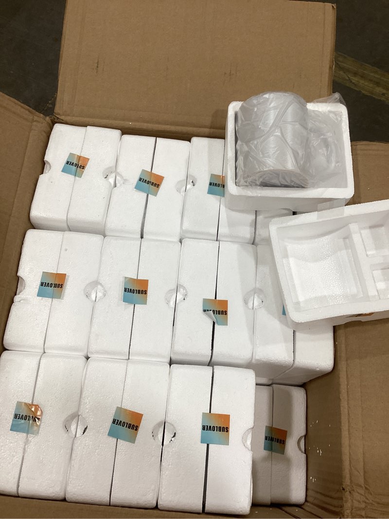 Condition photo showing Good Condition for sublover set of 48 sublimtion blanks ceramic white tazas para coffee mugs 11oz sublimation cups bulk for christmas for mug press machine