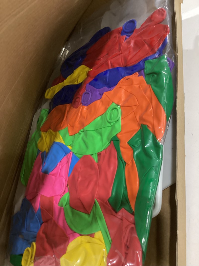 Condition photo showing Good Condition for tamodan adjustable balloon columns set of 2 with balloons (includes 100 colorful balloons), 78 inch balloon tower reusable metal telescopic design for weddings, birthdays, baby showers.