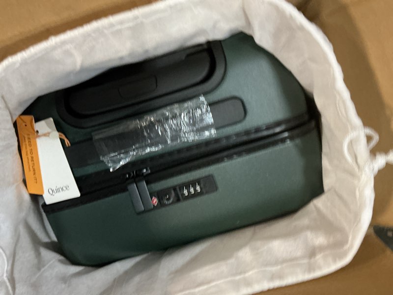 Condition photo showing New/Like New for Small Carry-On Suitcase, Dark Green