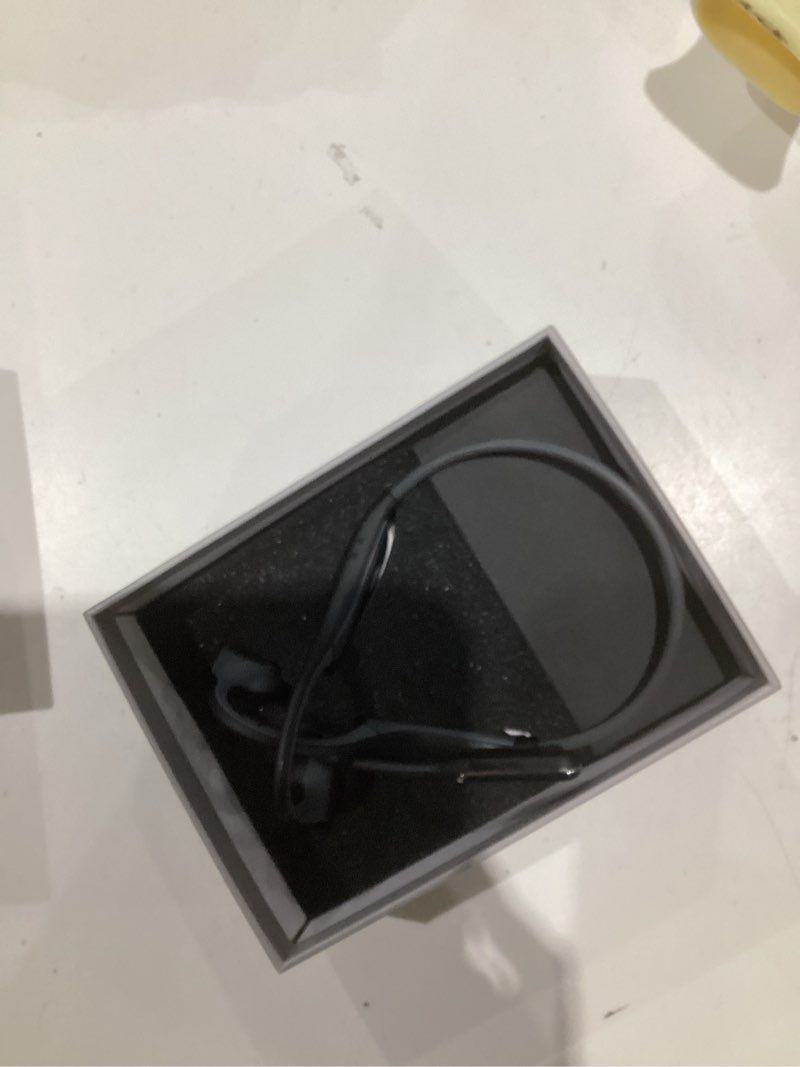 Condition photo showing New/Like New for sanoto bone conduction headphones with mic, bluetooth headset with microphone noise canceling & mute, wireless headset with sponge microphone windscreen, open ear headphones for work driving call