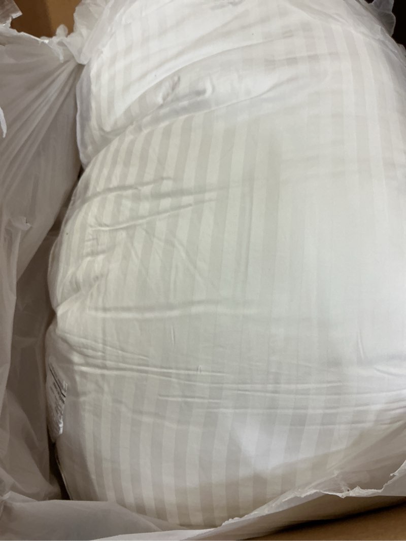 Condition photo showing Good Condition for beckham hotel collection bed pillows king size set of 2 - down alternative pillow for back, stomach or side sleepers