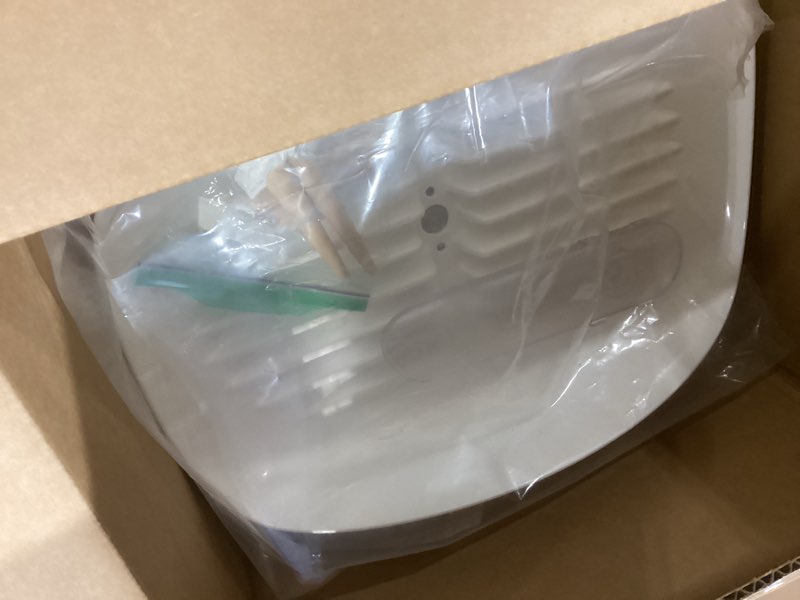 Condition photo showing Good Condition for carrotez Dish Drying Rack, Dish Rack, Dish Drainer with Swivel Spout for Kitchen Counter, Auto Water Drainage, Durable, Rustproof, White