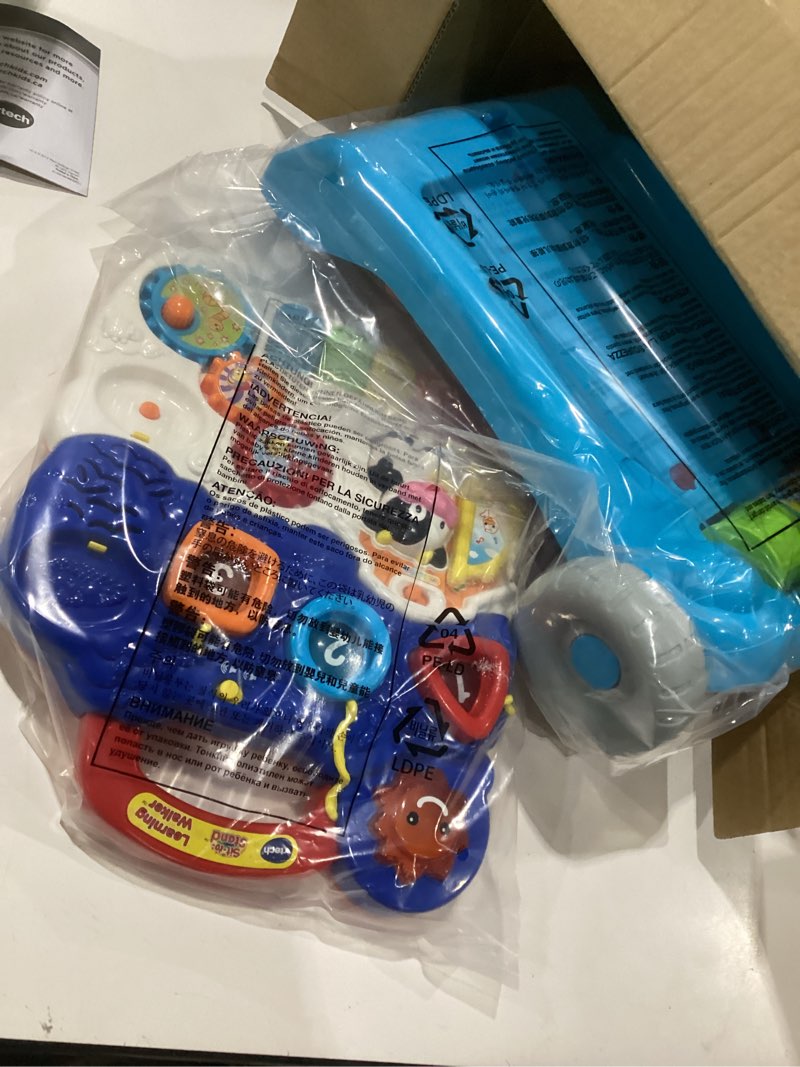 Condition photo showing Good Condition for vtech sit-to-stand learning walker (frustration free packaging), blue blue walker