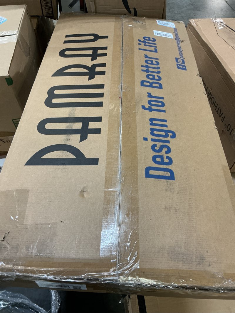 Condition photo showing New/Like New for pamray 71 inch large computer desk with power outlets,u shaped corner desk for home office work and gaming black black 71 inch