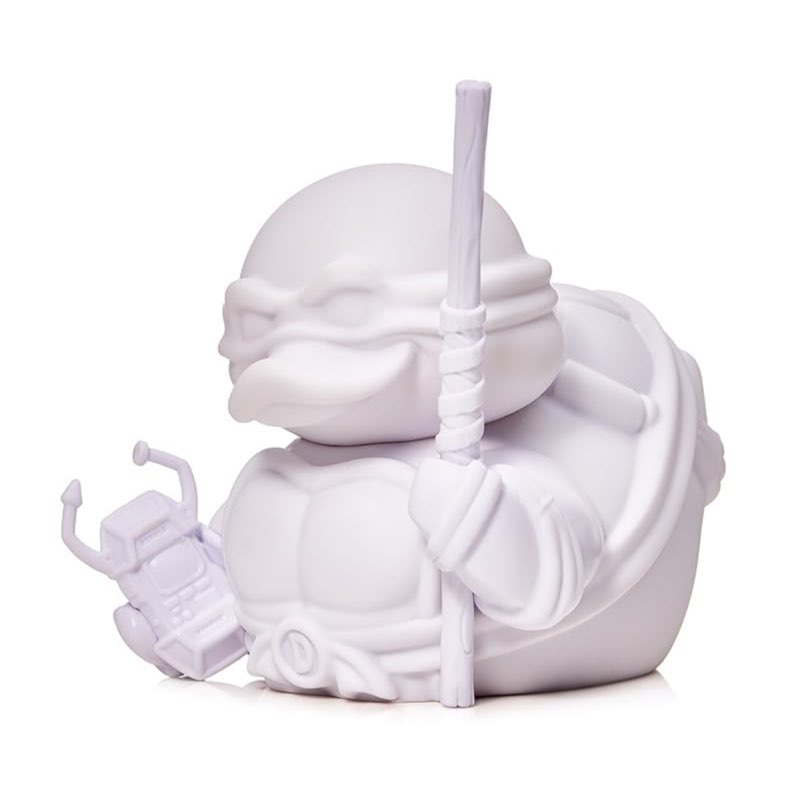 Pack Of 4)TUBBZ DIY Edition: Paint Your Own TMNT Donatello Collectible Vinyl Rubber Duck Figure - Official Teenage Mutant Ninja Turtles Merchandise