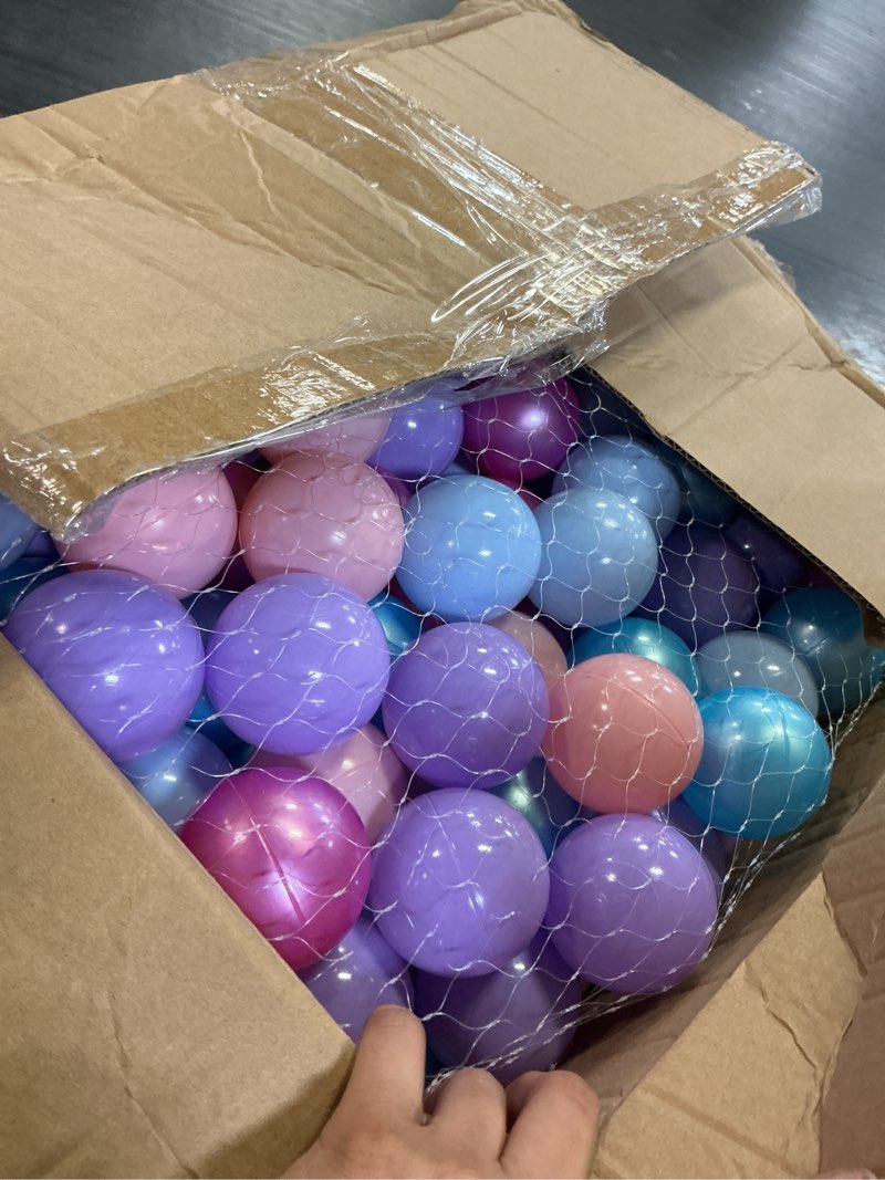 Condition photo showing Good Condition for starbolo ball pit balls 100 170 bulk pack - crush proof non toxic plastic balls baby girls boy kids ball pit | play tent dogs playhouse playpen party,2.2inches. mermaid colors 170 balls
