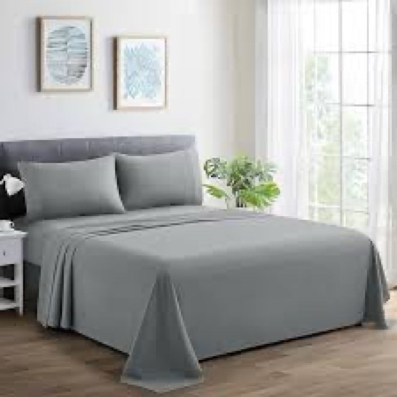Marina Decoration 600 Thread Count Ultra Soft Deep Pocket Hotel Standard Solid Bedding Long Staple P