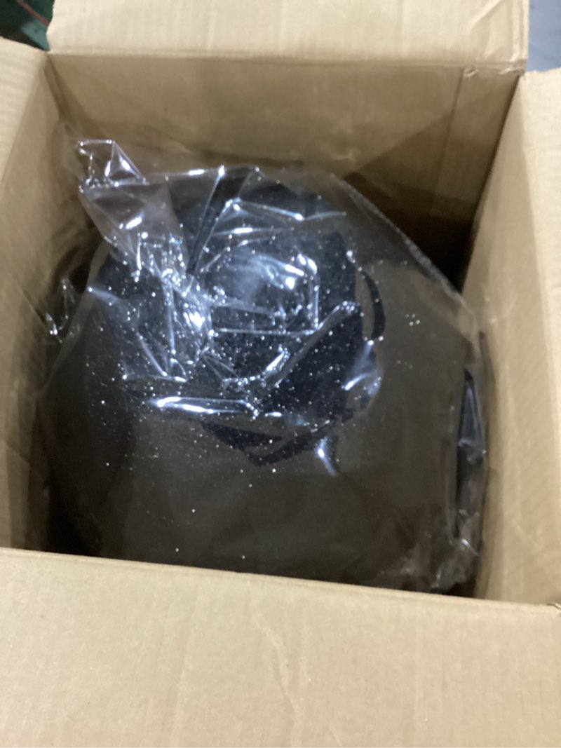 Condition photo showing New/Like New for Shappy 4 Pcs 10 Inch Large Christmas Ball Ornaments Hanging Tree Ornament Balls Decorations Vintage Commercial Plastic Ball Ornament with Hanging Loop Large Christmas Decoration (Black)