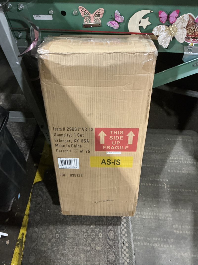 Condition photo showing Good Condition for deco 79 metal room accent lamp tall table lamp with cylinder glass shades, lamp 9" x 5" x 33", gold