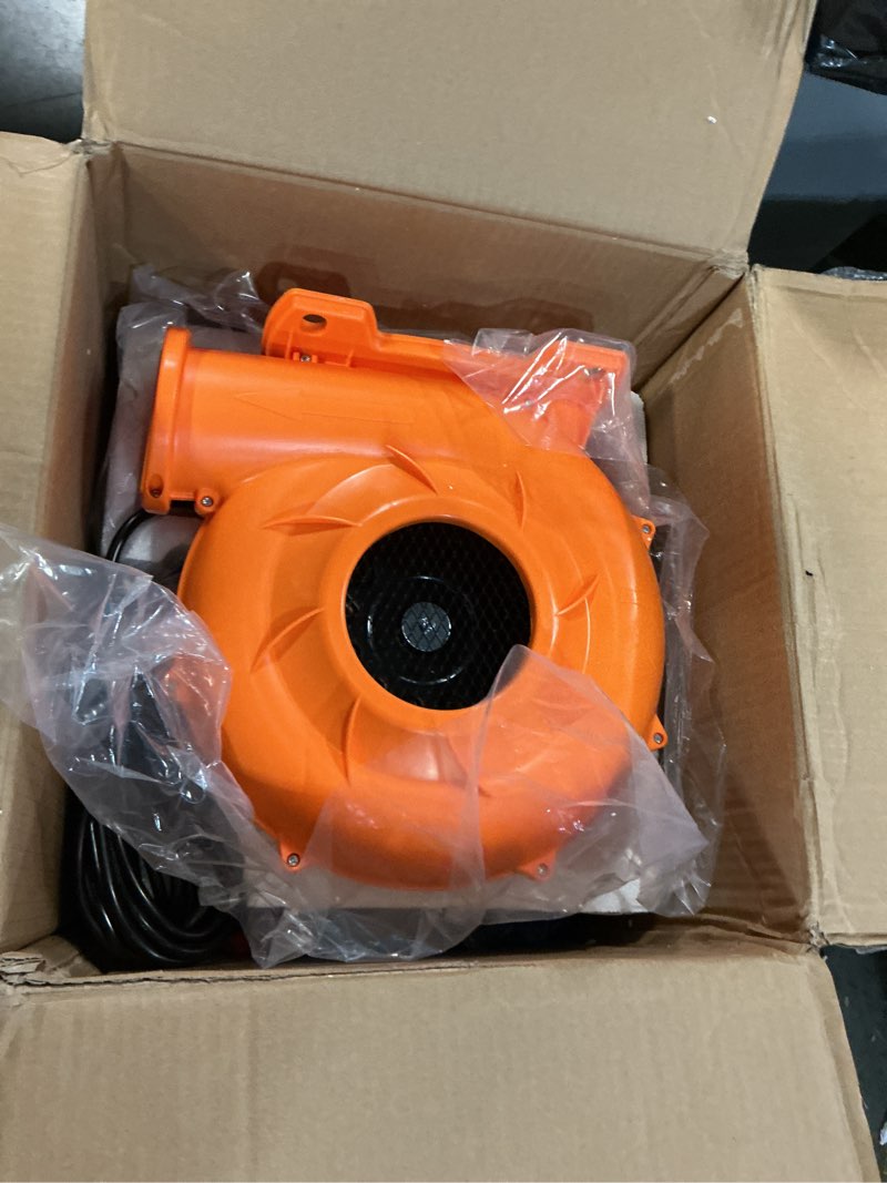 Condition photo showing Good Condition for little tikes jump 'n slide inflatable bouncer includes heavy duty blower with gfci, stakes, repair patches, and storage bag, for kids ages 3-8 years multi regular