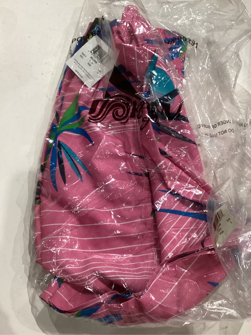 Condition photo showing New/Like New for kanu surf mens bellaire swim trunks (regular & extended sizes) small bellaire pink