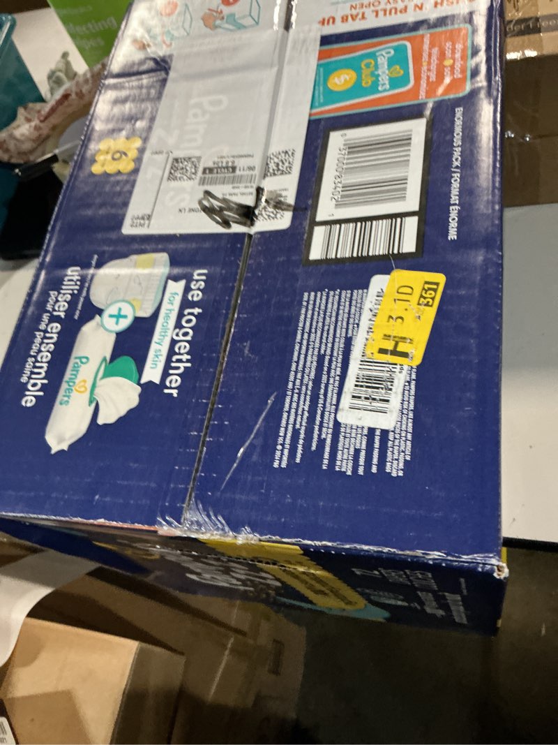 Condition photo showing New/Like New for pampers zzz overnight diapers, size 6 (35+ lbs), 72 count, nighttime protection disposable baby diaper, night time leak and skin protection size 6 72