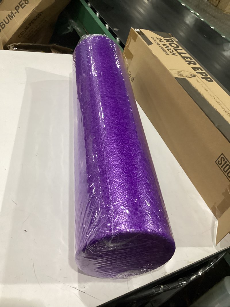 Condition photo showing New/Like New for yes4all epp exercise foam roller – extra firm high density foam roller – best for flexibility and rehab exercises (18 inch, blue)