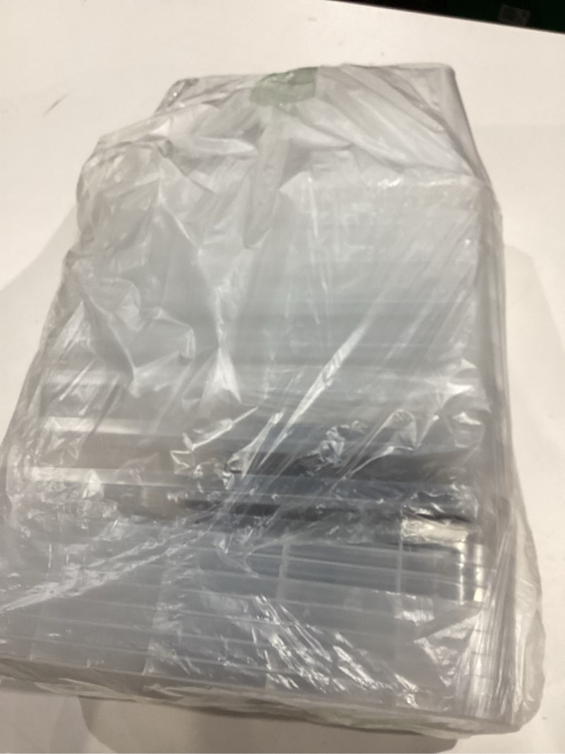 Condition photo showing Good Condition for YYXB 8 Pack Plastic Storage Latch Bins, 4.5 Quart Clear Plastic Handle Box with Lids and Handle, Multi-Purpose, 4 Litre