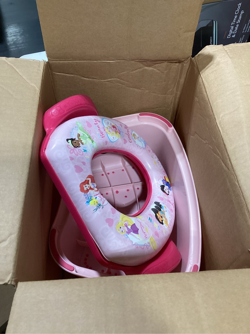 Condition photo showing Good Condition for disney princess "loving life" 2 piece essential potty training set - soft cushion