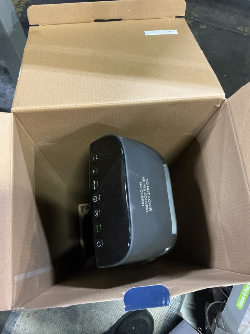 Condition photo showing As Is for DeLonghi 1500 -Watt Ceramic Tower Indoor Electric Space Heater with Thermostat