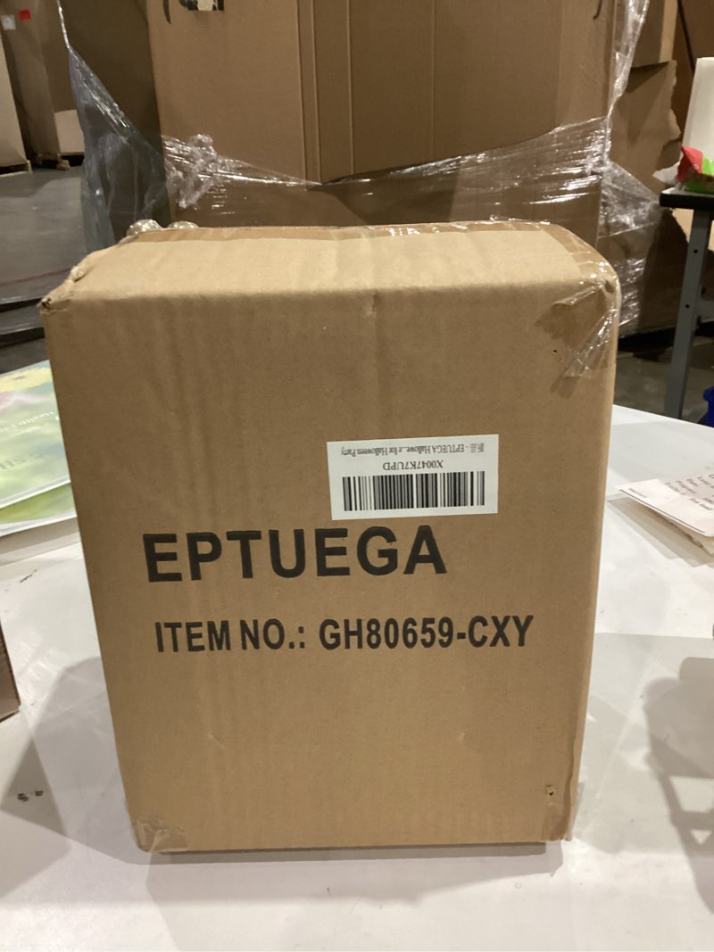 Condition photo showing New/Like New for Halloween Decorations Light Up Halloween Village Houses Black Cat Haunted House Figurine for Indoor Table Mantel Shelf Decor,Props Haunted Collectible Gifts