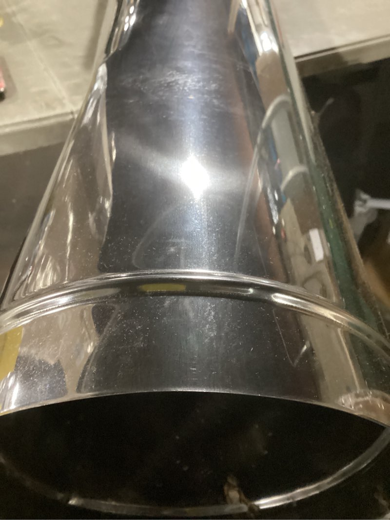 Condition photo showing As Is for duravent 4" x 48" pelletvent pro galvalume pellet stove chimney pipe 4pvp-48