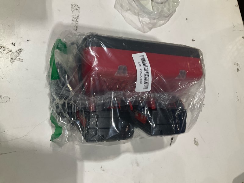 Condition photo showing Good Condition for m18 battery replacement for milwaukee and dual charger 18v lithium 8.0ah compatible with 48-11-1815 48-11-1820 48-11-1840 48-11-1850 48-11-1860 cordless tools 2pack m18 battery and charger