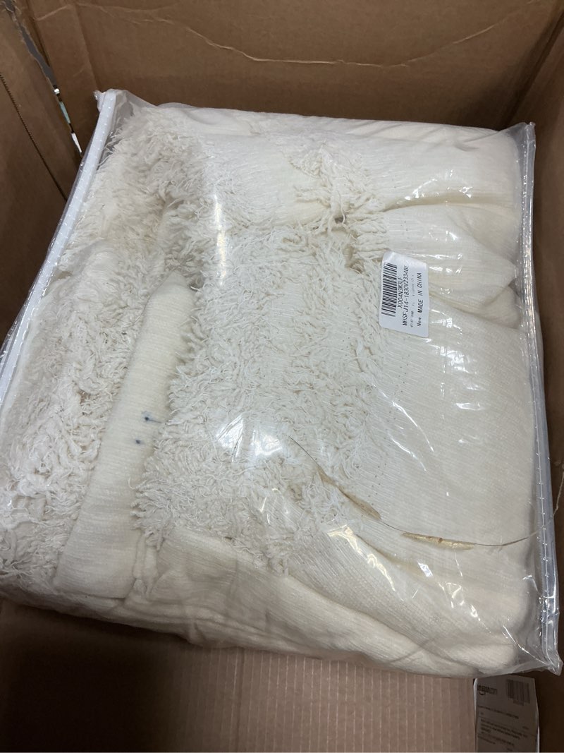 Condition photo showing Good Condition for MYSKY HOME Couch Cover for Sectional Sofa, 2 Pieces Chenille Couch Covers for L Shape Sofa Cover, Furniture Protector for Pets, Kids, Sofa Slipcover for 3-4 Cushion Couch (71"x118"+91"x134", Beige) XX-Large Beige
