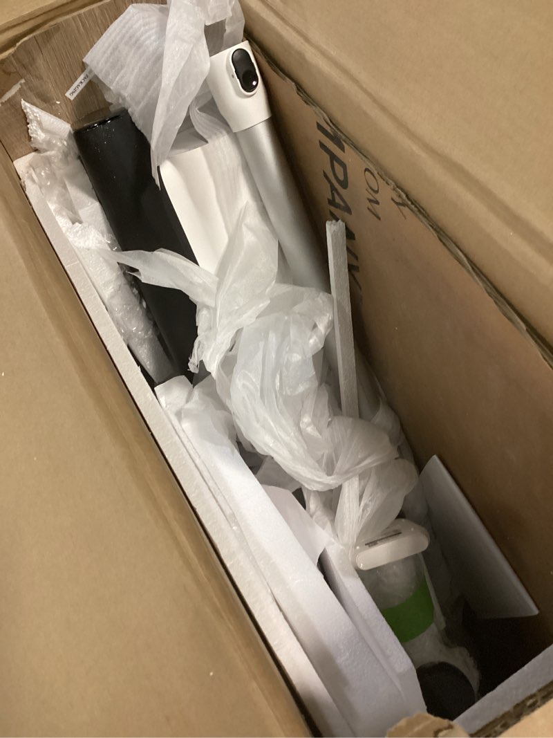 Condition photo showing As Is for broken tineco pure one s15 cordless stick vacuum motor body and dustbin