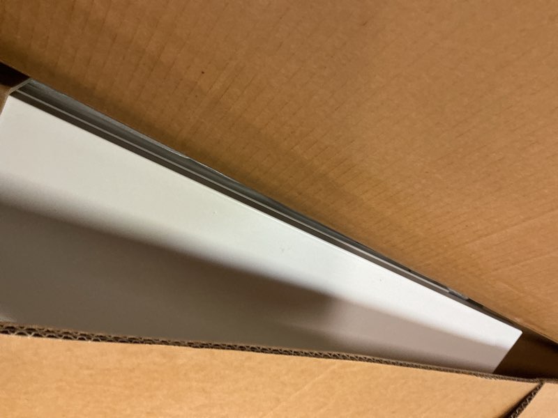 Condition photo showing Good Condition for Slim Storage Cart, Lightweight 6 Tier Metal Rolling Utility Kitchen Cart on Weeels, Mobile Storage Shelving Unit Organizer for Bathroom Laundry Office Narrow Places (White, 6" D) White 6"D