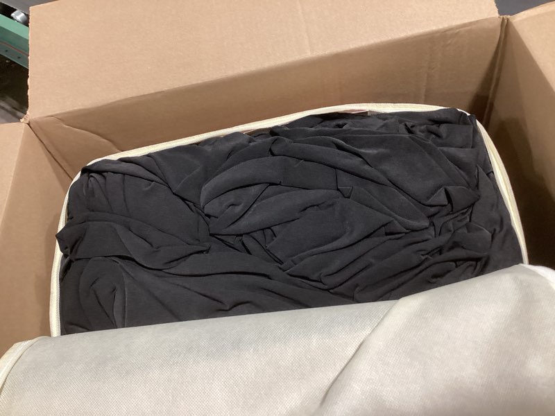 Condition photo showing Good Condition for 8 pack spandex black table clothes for 8 foot rectangle tables, wrinkle free stretch table cloths 8ft, fitted table cover desk skirt for parties weddings birthday banquet events black 8ft(8pack)