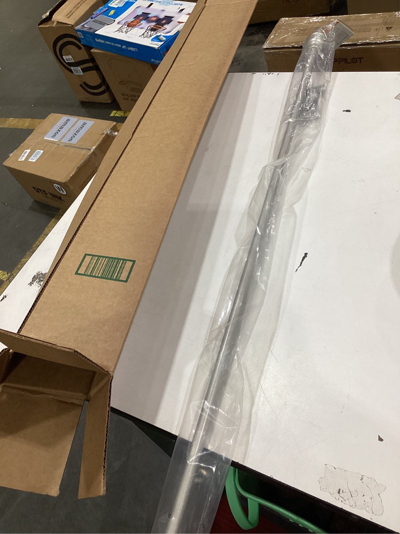 Condition photo showing Good Condition for kenney kendall knob window curtain rod, adjustable 48-86 inch, brushed nickel 48-86" brushed nickel