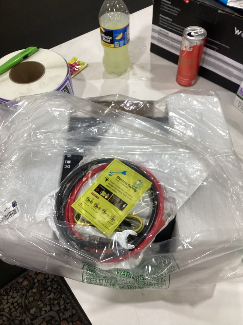 Condition photo showing Good Condition for 48V 2500W Pure Sine Wave Inverter 48V DC to 110V AC, 5000W Peak Power, 4 AC Outlets, USB & Type-C Port, Adjustable Input for Lithium Battery, Solar/Off-Grid Backup with LCD Remote Blue 48V-2500W pure sine wave inverter