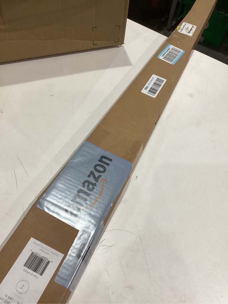 Condition photo showing Good Condition for Ivilon Window Curtain Rod Decorative End Cap Design, 1 Inch Rod, 72 to 144 Inch. Warm Gold 72" to 144" Warm Gold