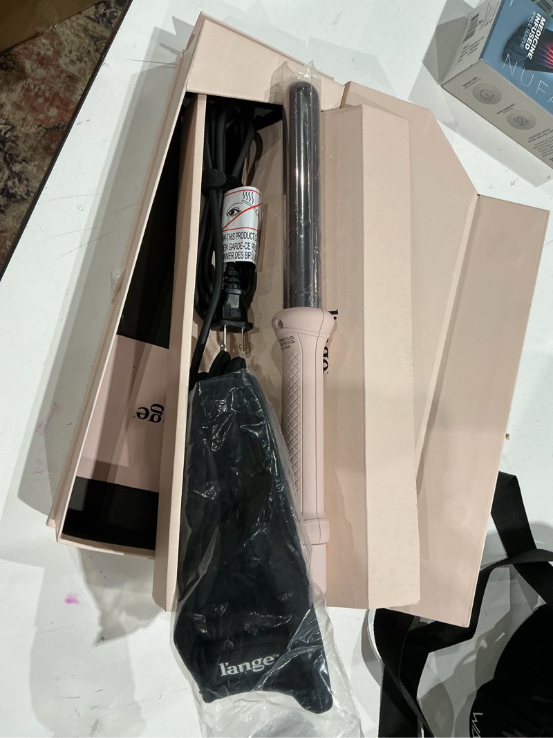 Condition photo showing New/Like New for l'ange hair ondulé ceramic curling wand | salon hair styling wands for beach waves