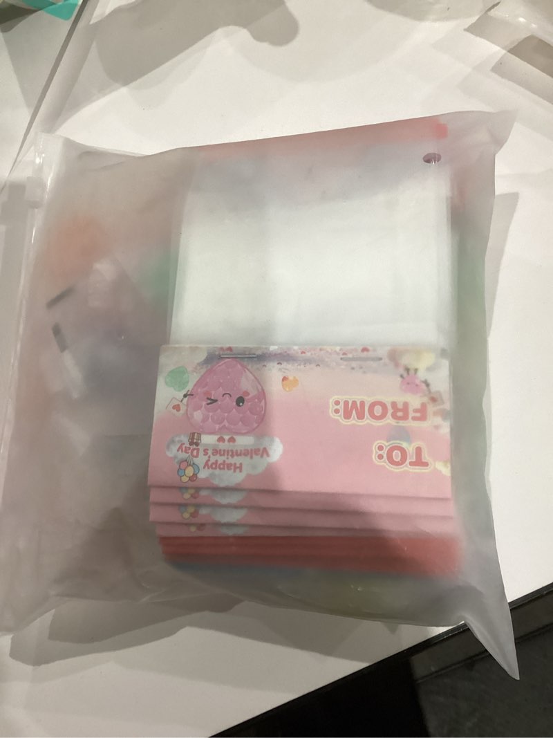 Condition photo showing Good Condition for 24 Pack Valentines Day Gift Cards with Heart Stress Balls for Valentine Party Favors Valentine's Day School Classroom Prizes Exchange Gift