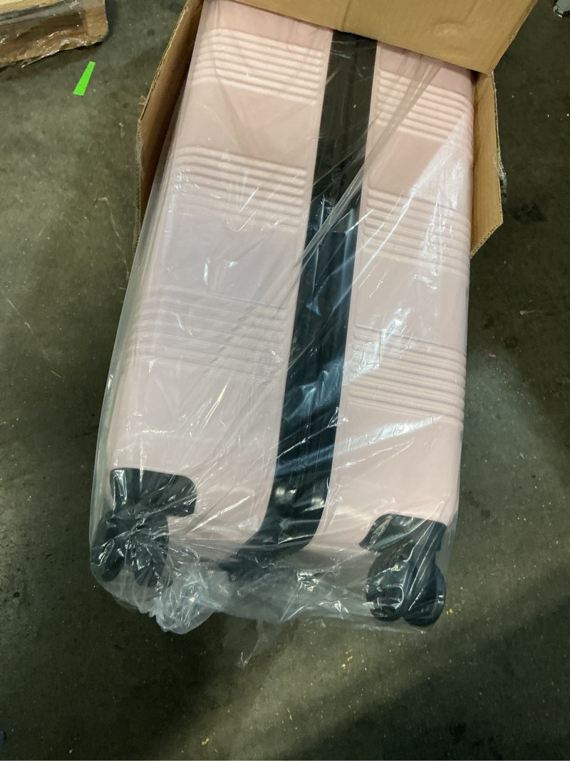 Condition photo showing New/Like New for american tourister nxt hardside large checked spinner suitcase baby pink
