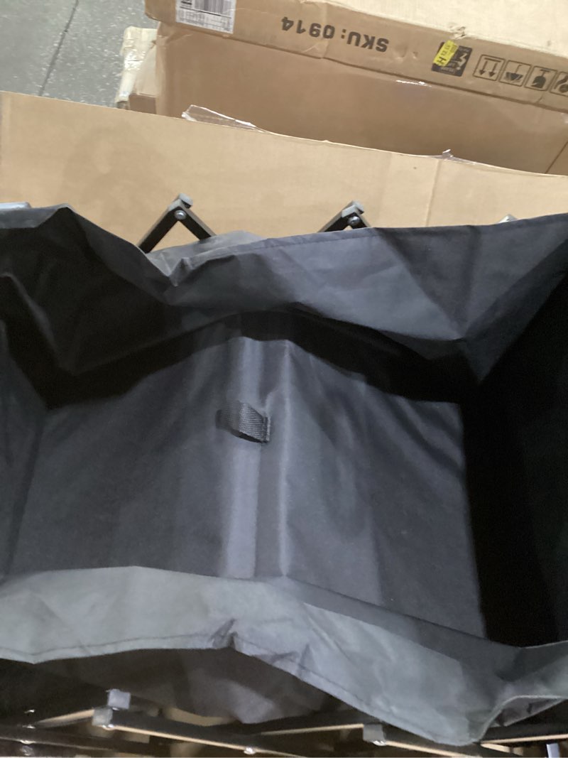 Condition photo showing Good Condition for Wagons Carts Foldable, 500LBS Heavy Duty Collapsible Wagon with Wheels, Portable Foldable Wagon with Brake, for Grocery Shopping Camping Beach Garden Storage? Adjustable Handle & Large Capacity 500lbs-xl-black