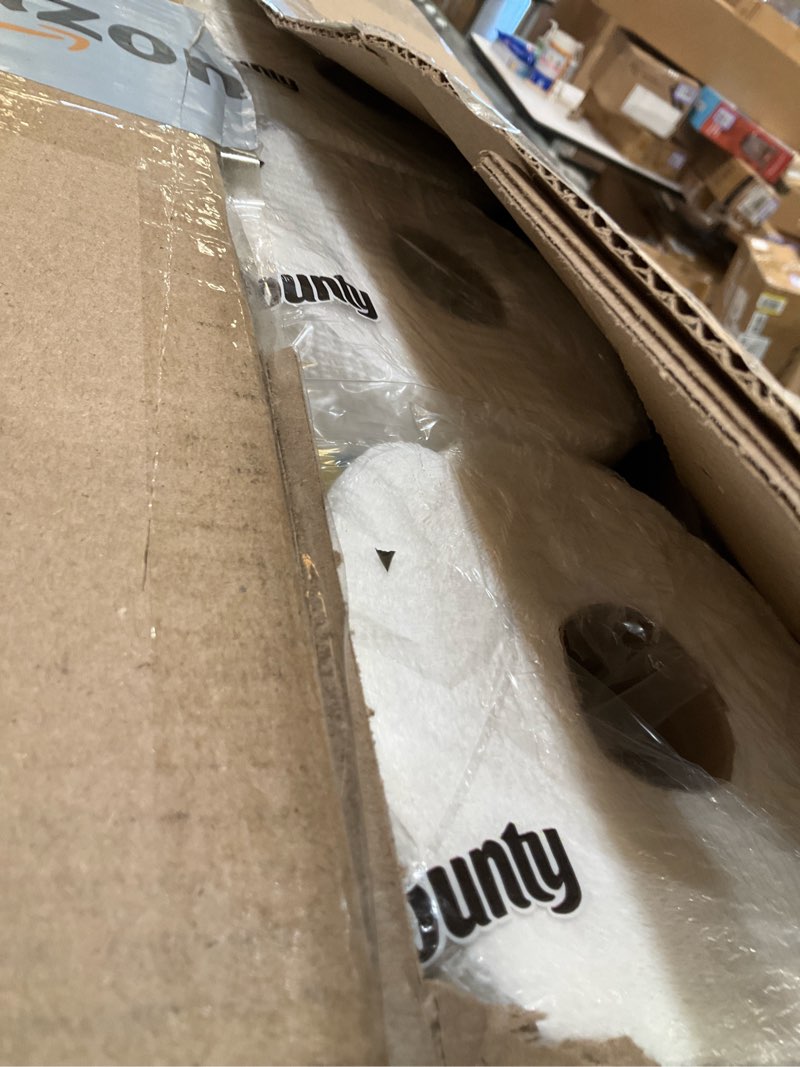 Condition photo showing Good Condition for bounty paper towels quick size, white, 16 family rolls = 40 regular rolls family 117 sheet (pack of 16)