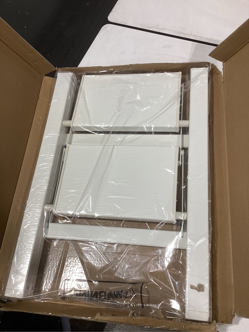 Condition photo showing Good Condition for hillhutapex 2 step ladder, lightweight portable 2 step stool with anti-slip wide pedal, 330lbs capacity aluminum ladder for household,office,library(white) white 2 step