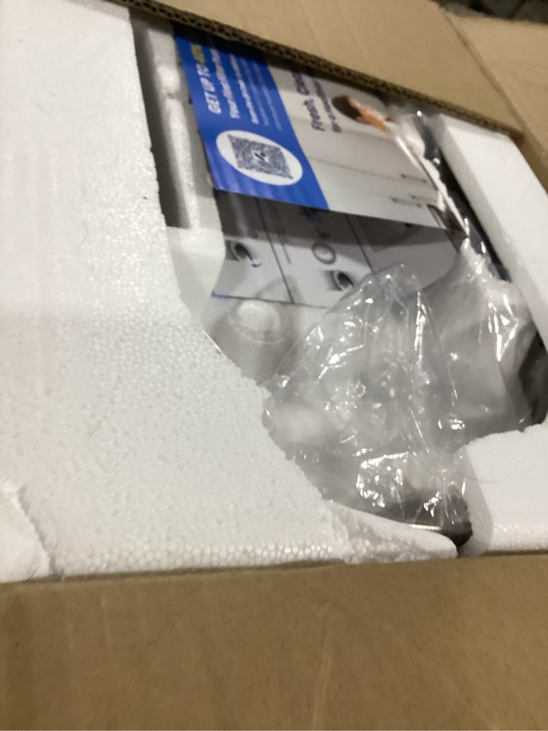 Condition photo showing Good Condition for itouchless 13 gallon oval sensor trash can with odor filter, automatic motion sensor kitchen bin, soft-close stainless steel, slim curved wastebasket for narrow walkways & islands, matte silver light silver, black