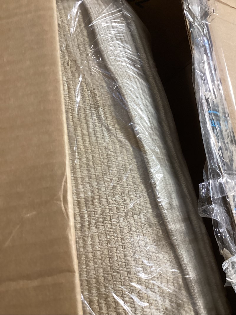 Condition photo showing Good Condition for loloi magnolia home by joanna gaines ryder collection ryd-02 stone/ivory 8'-6" x 11'-6" area rug stone / ivory 8'6" x 11'6" (rectangular)
