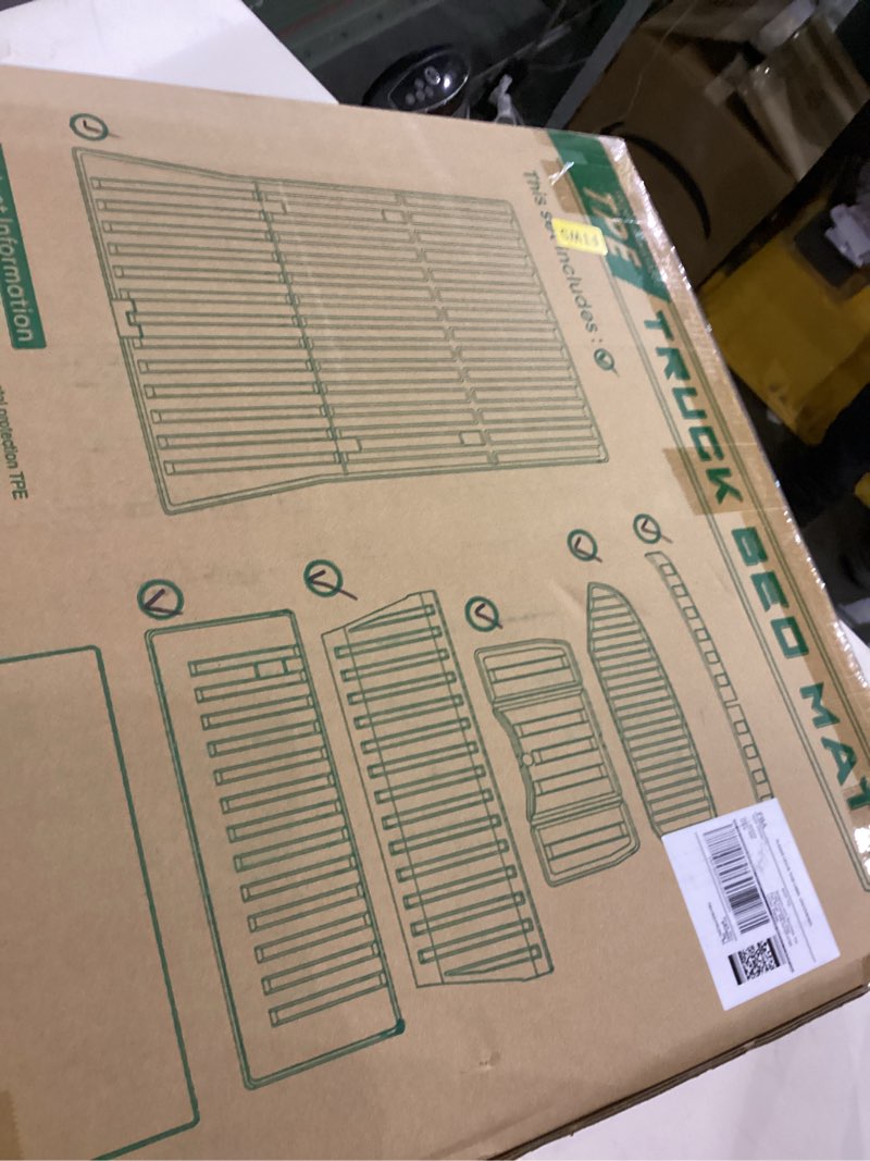 Condition photo showing New/Like New for Truck Bed Mat Compatible for Tesla Cybertruck 2023 2024 2025 Accessories, 6PCS All Weather TPE Truck Bed Liner, Custom Fit Heavy Duty Utility Pickup Bed Mats, Frunk Mat, Rear Trunk Mat, Tailgate Mat